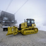 Cat D4M und CP14 aus dem Mietpark von Zeppelin Rental arbeiten auf der Zugspitze