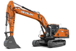 Develon hat den neuen 32-Tonnen-Raupenbagger DX300LC-9 auf den Markt gebracht