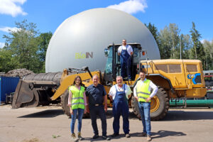 Cat 950 GC Electric bei BioIN im Kompostwerk