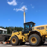 Cat 950 GC Electric bei BioIN im Kompostwerk