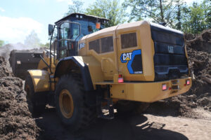 Cat 950 GC Electric bei BioIN im Kompostwerk