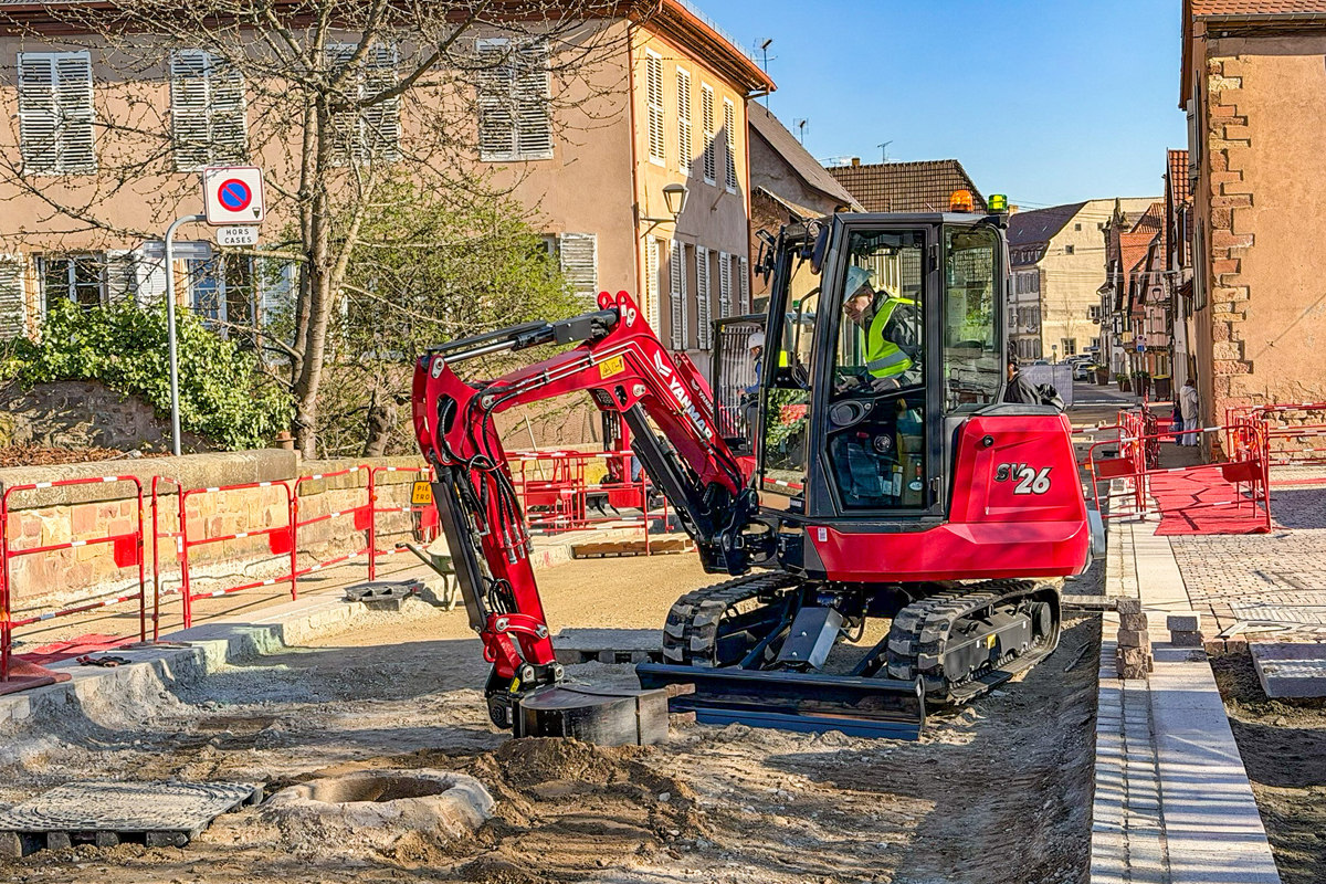 Neue Generation Yanmar Minibagger SV26-7 und ViO27-7