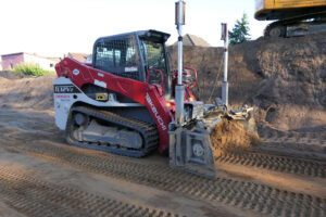 Die Takeuchi TL 12 2V überzeugt auf der Baustelle