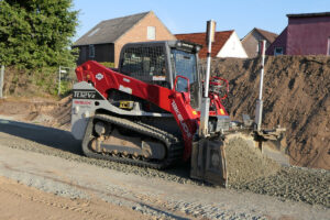 Die Takeuchi TL 12 2V überzeugt auf der Baustelle