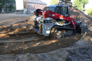 Die Takeuchi TL 12 2V überzeugt auf der Baustelle