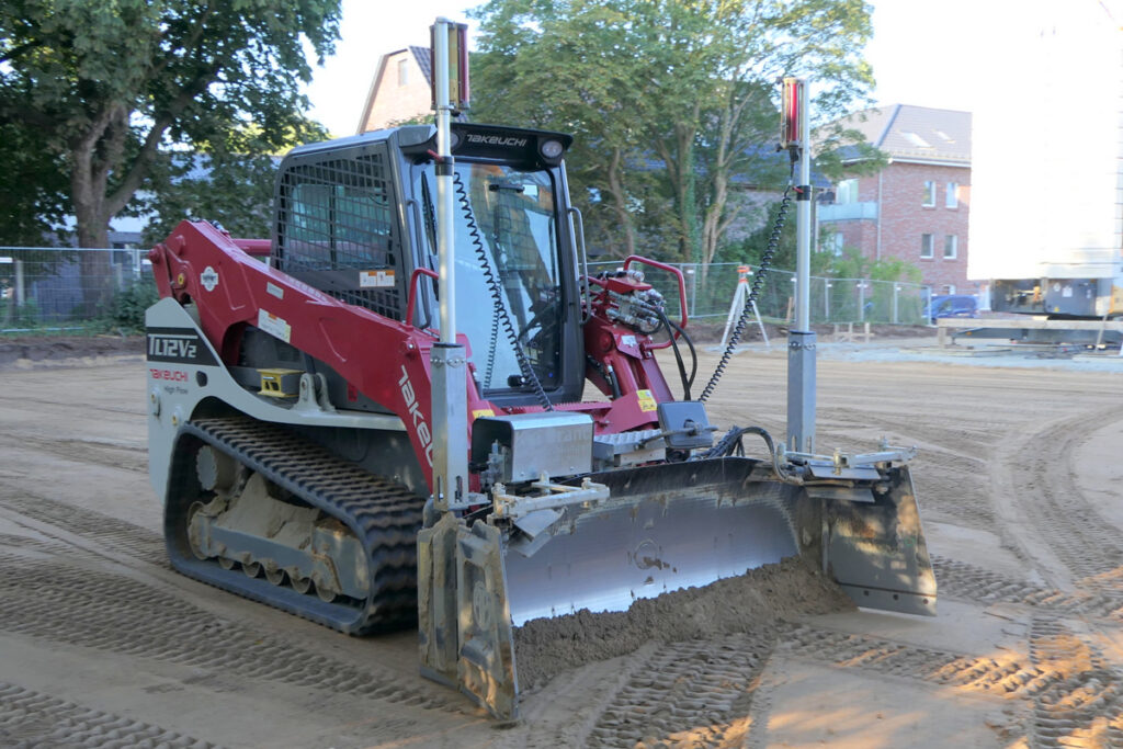 Die Takeuchi TL 12 2V überzeugt auf der Baustelle