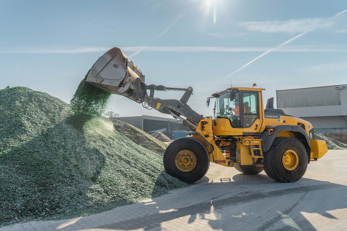 Rebuild eines Volvo L120H Radladers durch die Swecon Baumaschinen GmbH